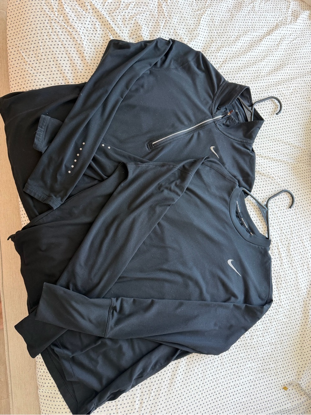 Nike Women’s Black Long-Sleeve Training Tops - Quarter-Zip & Crew